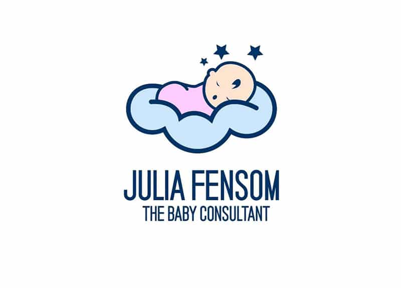Julia Fensom - the baby sleep consultant logo